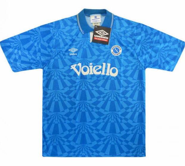 91-93 Napoli Retro Home Kit Soccer Jersey